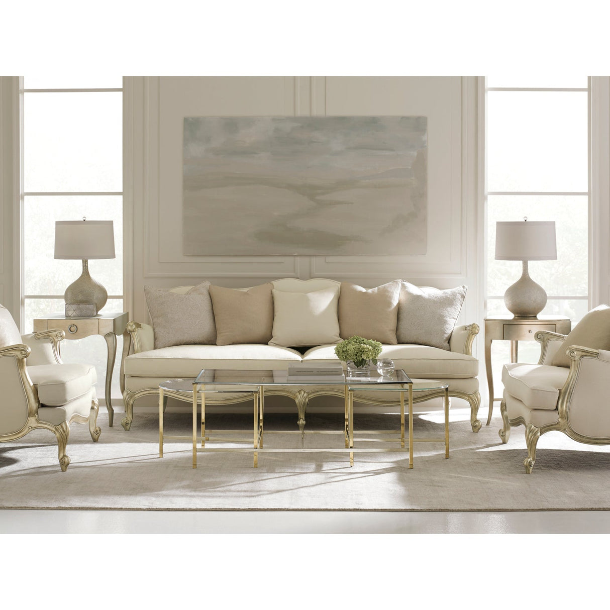 White French-Inspired Lounge Chair – Savoir Faire – alternate view 7