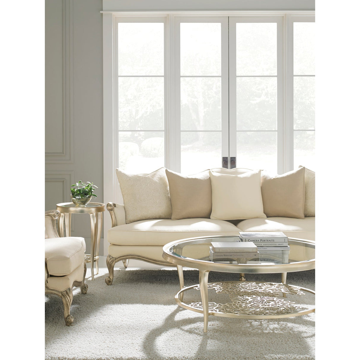 White French-Inspired Lounge Chair – Savoir Faire – alternate view 8