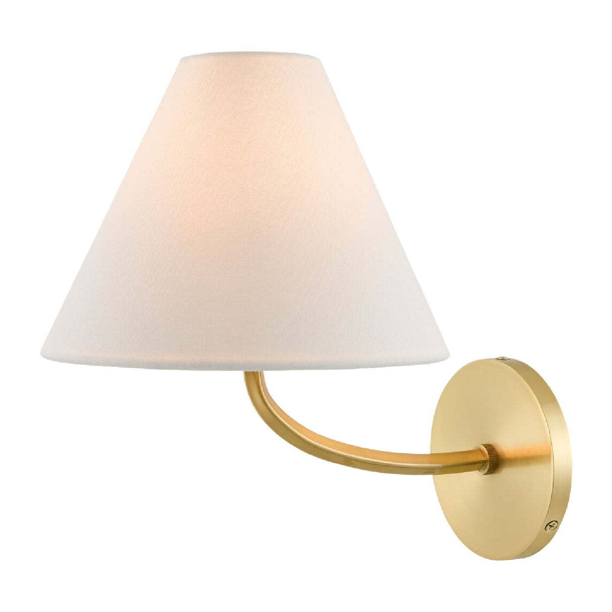 Modern European furniture - White Empire Linen Wall Lamp - www.oroa.com