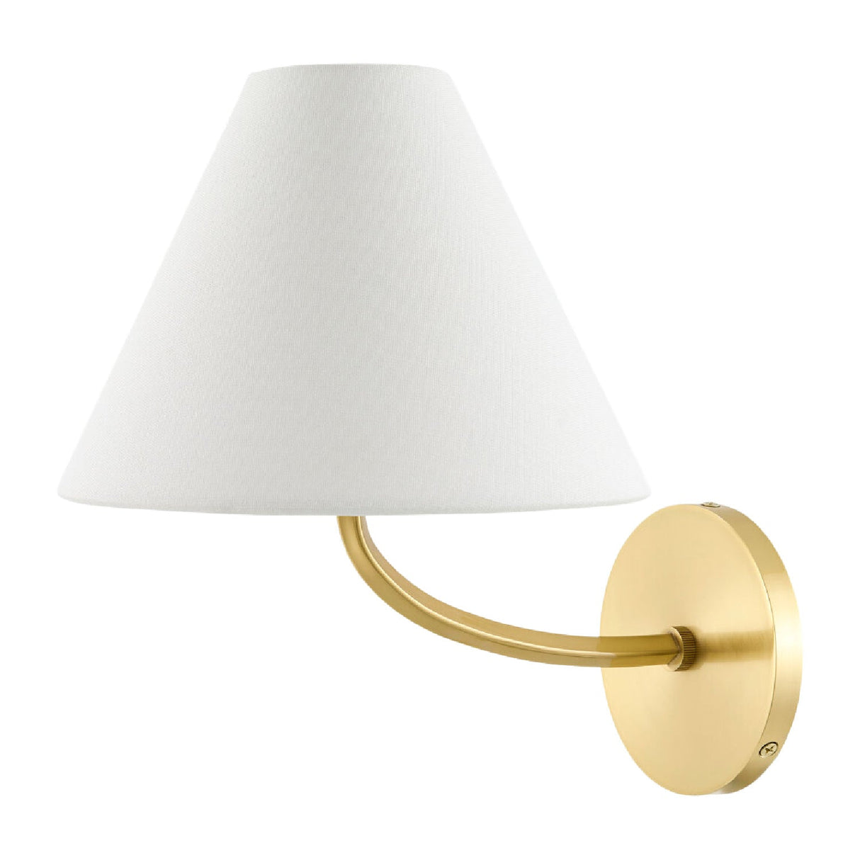 Modern European furniture - White Empire Linen Wall Lamp - www.oroa.com