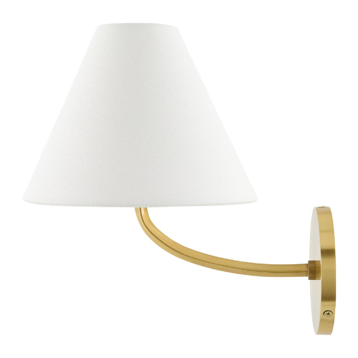 Modern European furniture - White Empire Linen Wall Lamp - www.oroa.com
