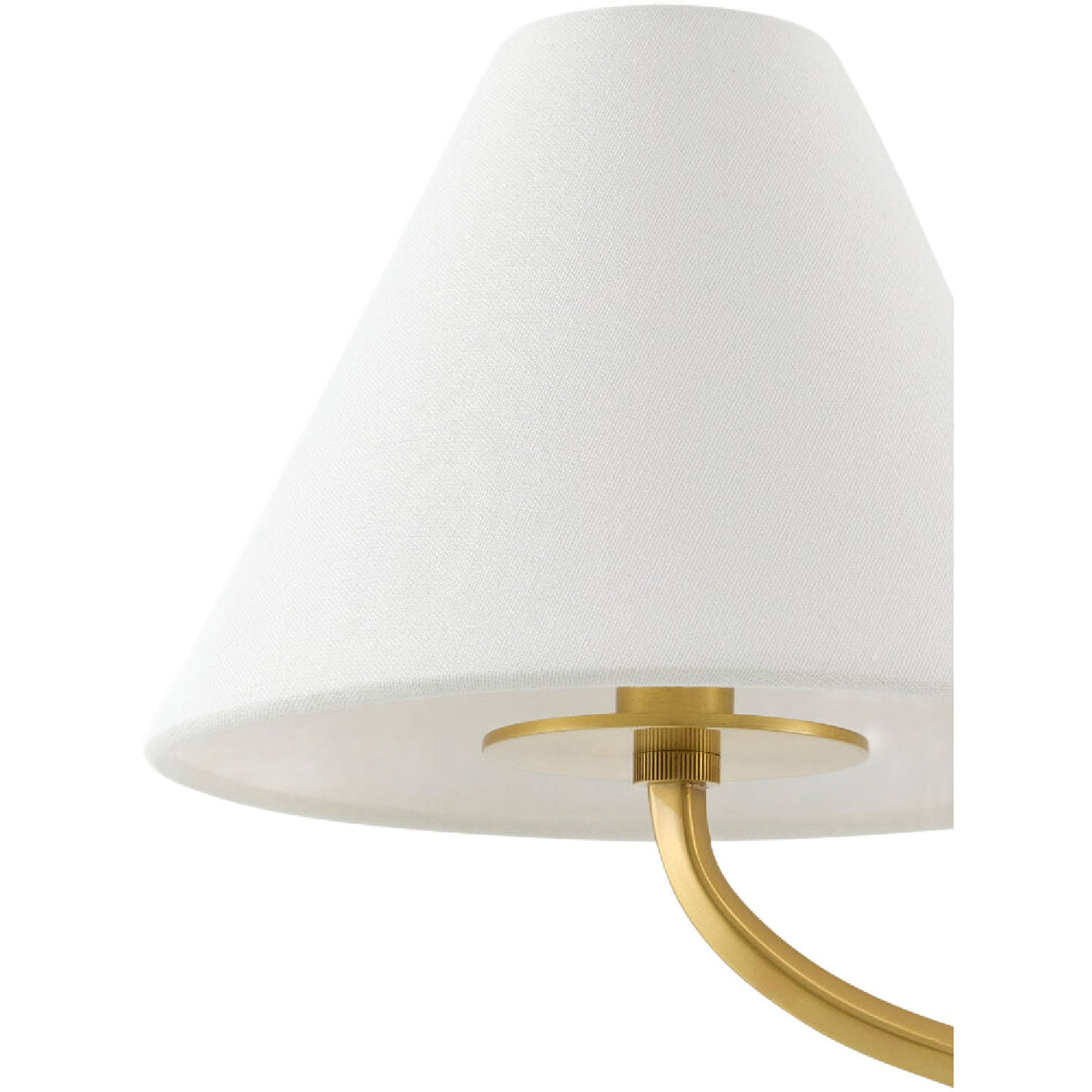 Modern European furniture - White Empire Linen Wall Lamp - www.oroa.com