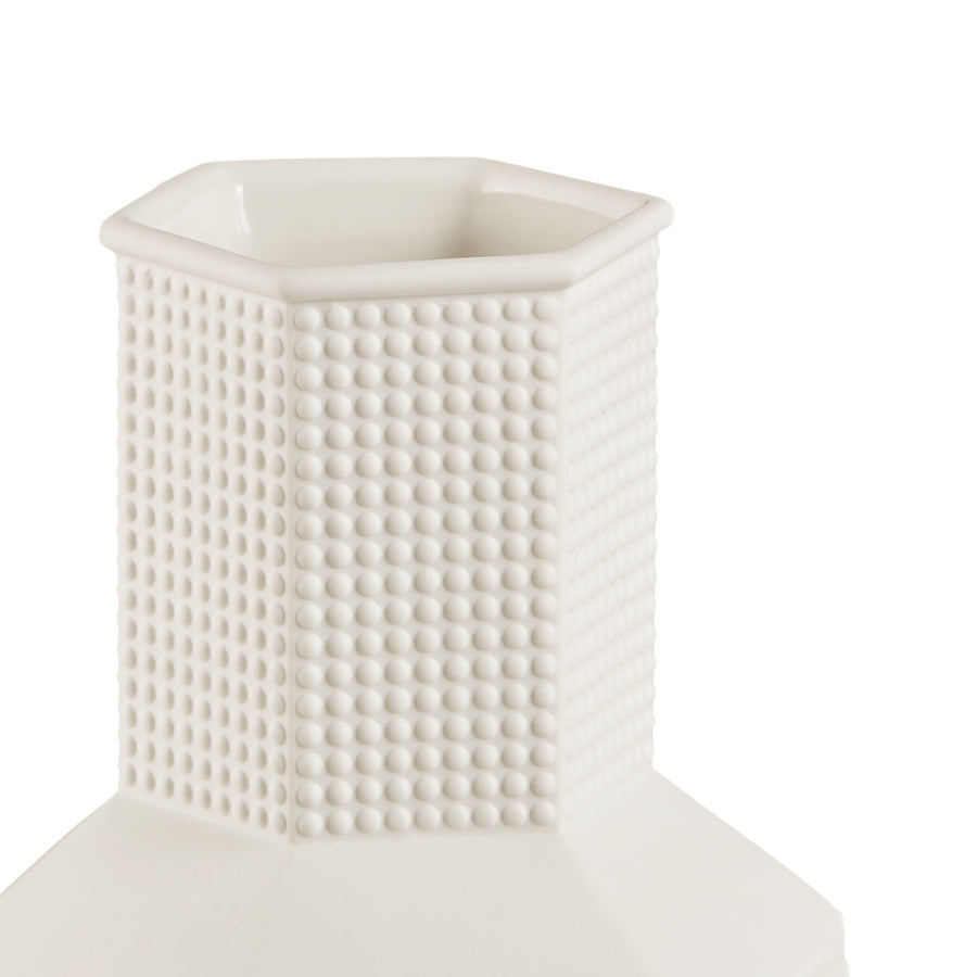 Matte Porcelain Studded Vase | Jonathan Adler Charade | Oroa.com