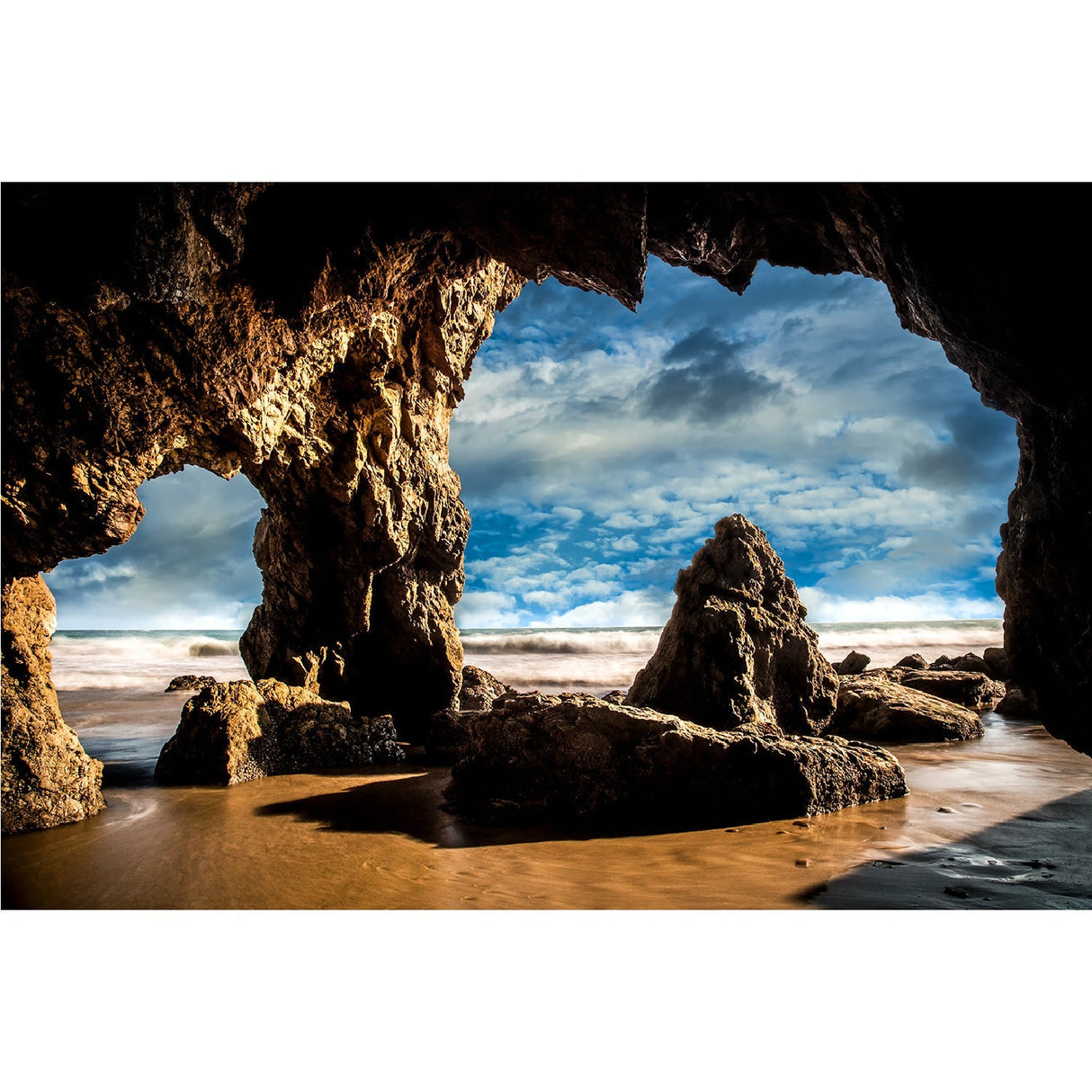 Sea Cave Natural Scenery photographic art print by Cobra Art