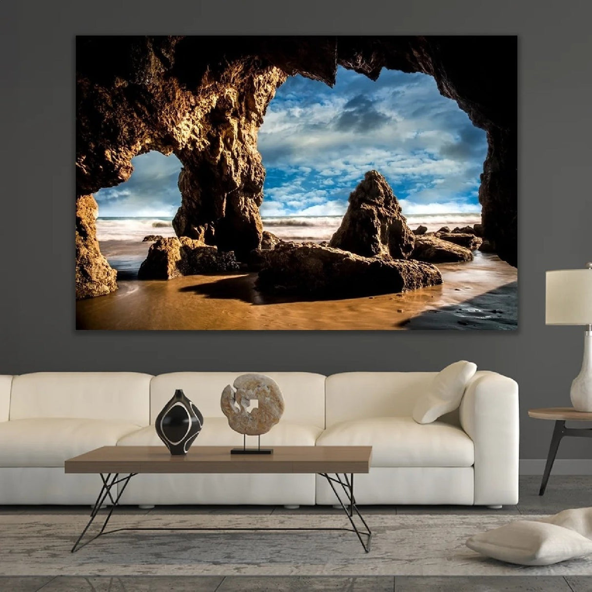 Sea Cave Natural Scenery photographic art print by Cobra Art, alternate view 2