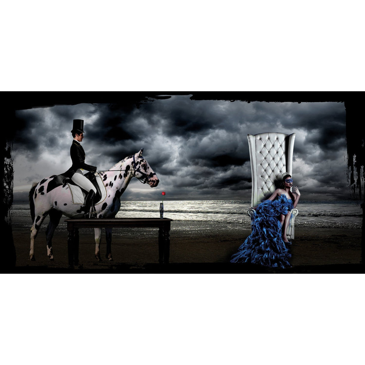 May I Introduce Myself Horseman's Gaze photographic art print by Cobra Art