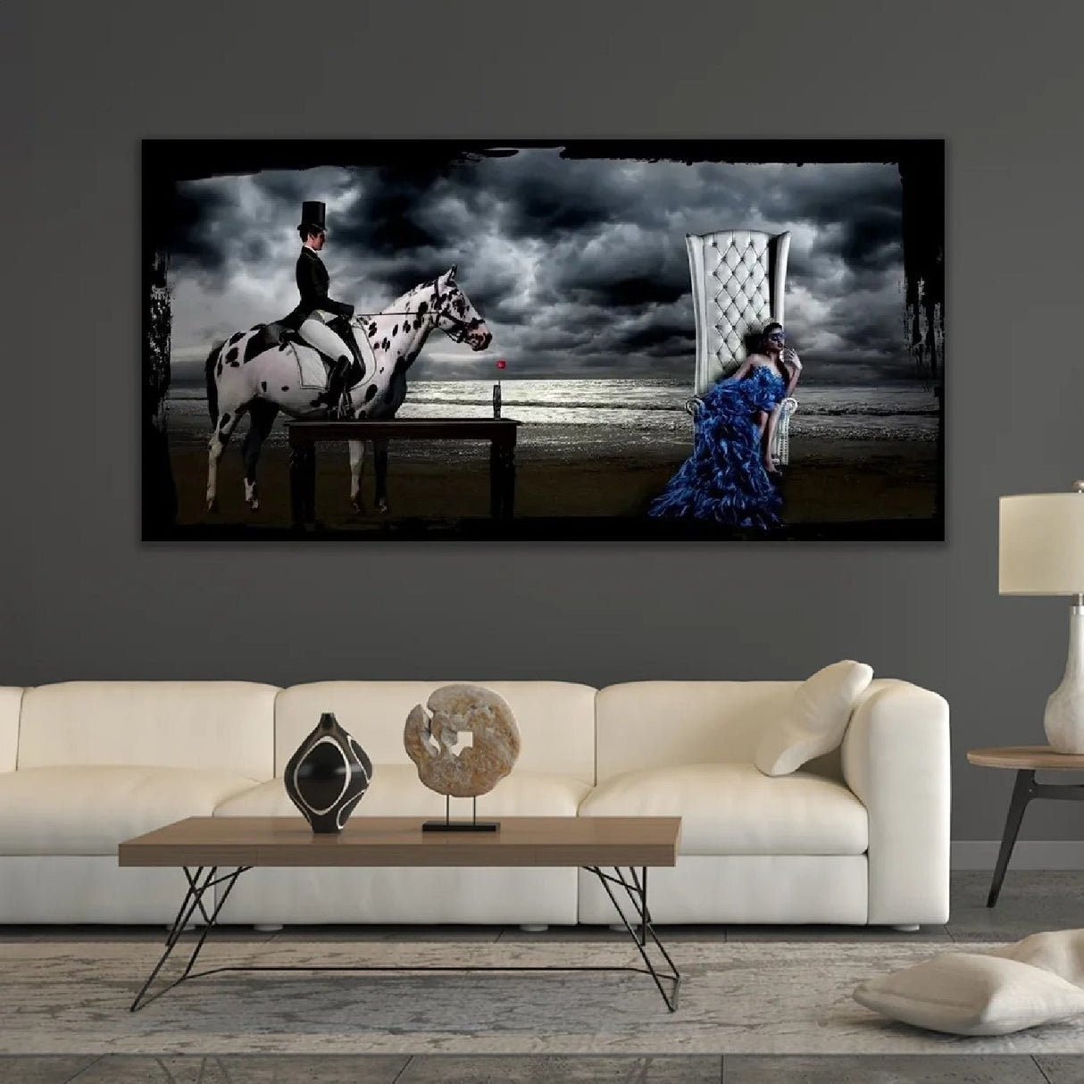May I Introduce Myself Horseman's Gaze photographic art print by Cobra Art, alternate view 2