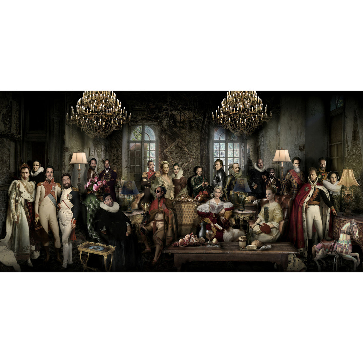 Modern European furniture - Superstars in Royal Dresses Artwork - www.oroa.com | Oroa.com