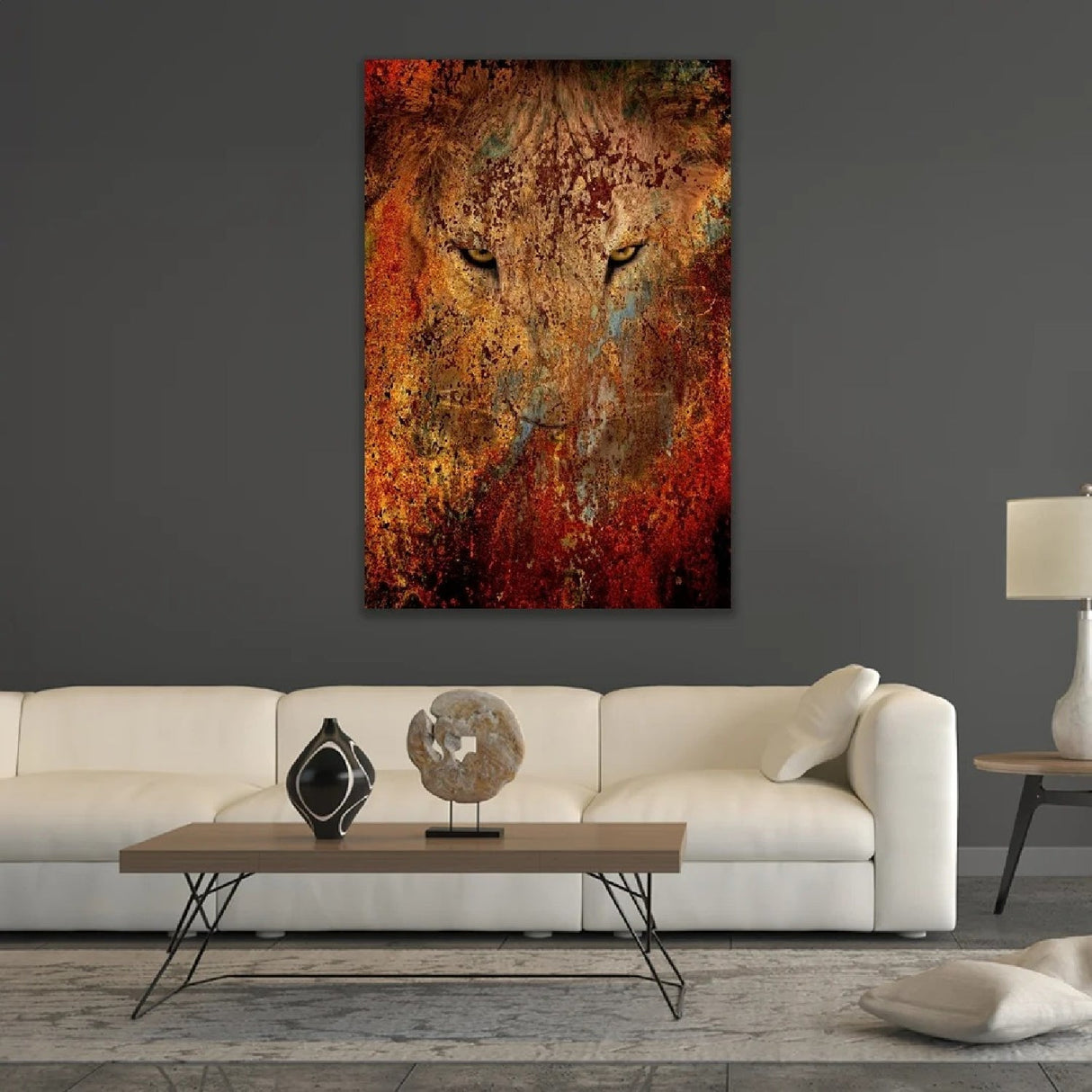 The King Weathered Lion photographic art print by Cobra Art, alternate view 2