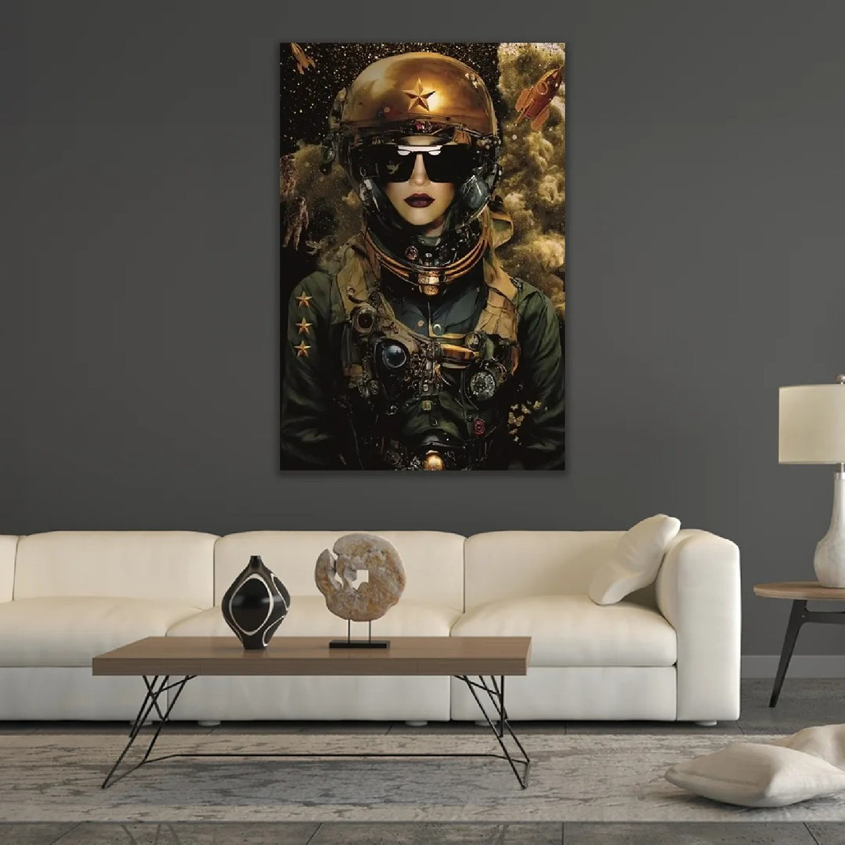 Modern European furniture - Futuristic Woman Photographic Art - www.oroa.com