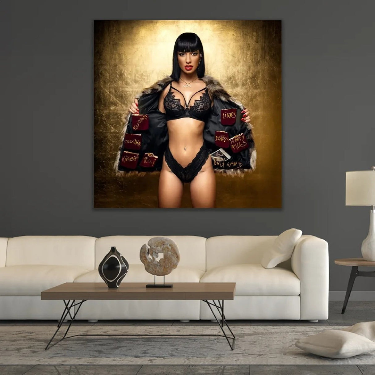 The Dealer Woman In Bikini photographic art print by Cobra Art, alternate view 2