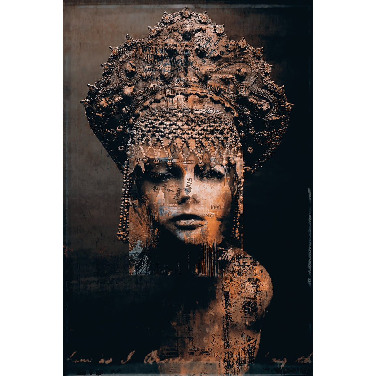 Look For You Copper Tiara photographic art print by Cobra Art