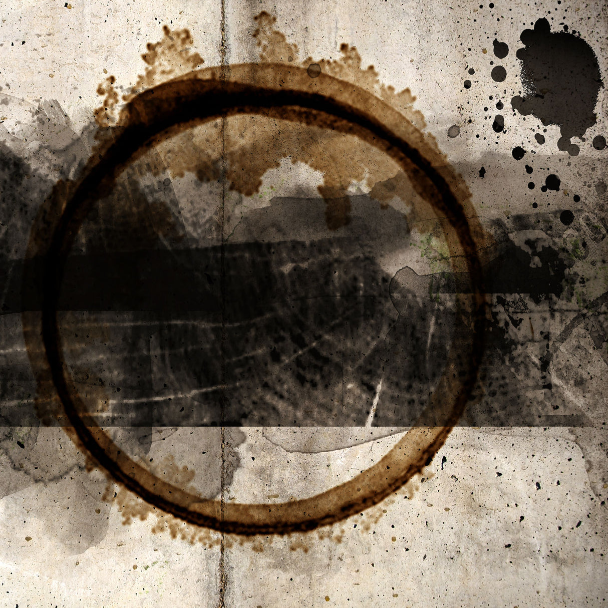Weathered Brown Circle Photographic Art | Oroa.com
