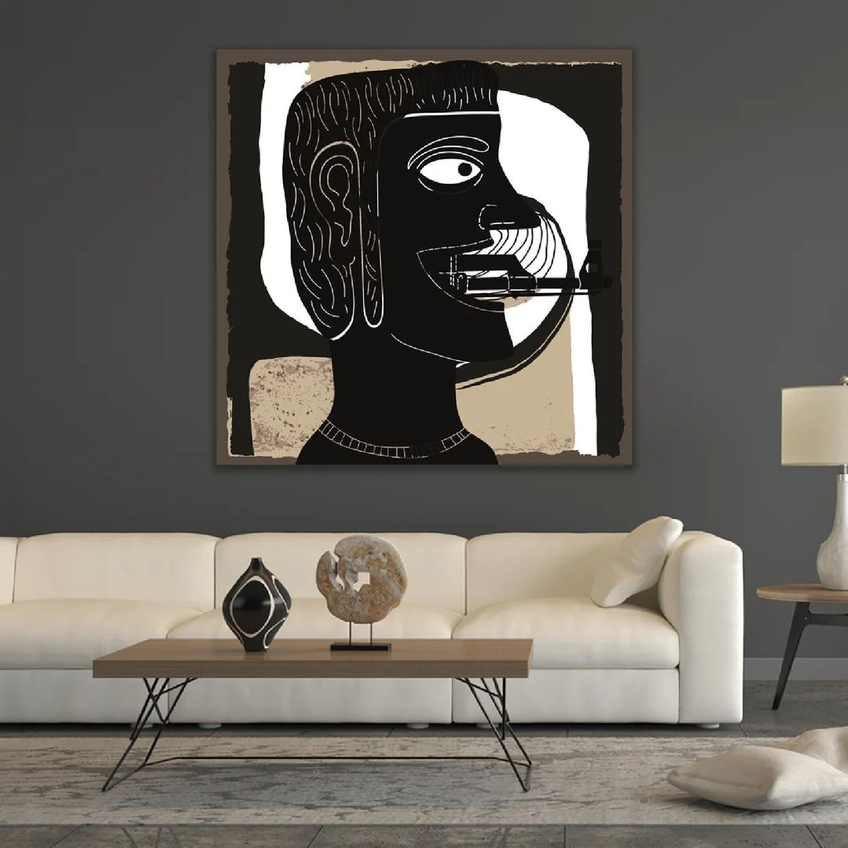 Surrealistic Man Drawing Art | Oroa.com