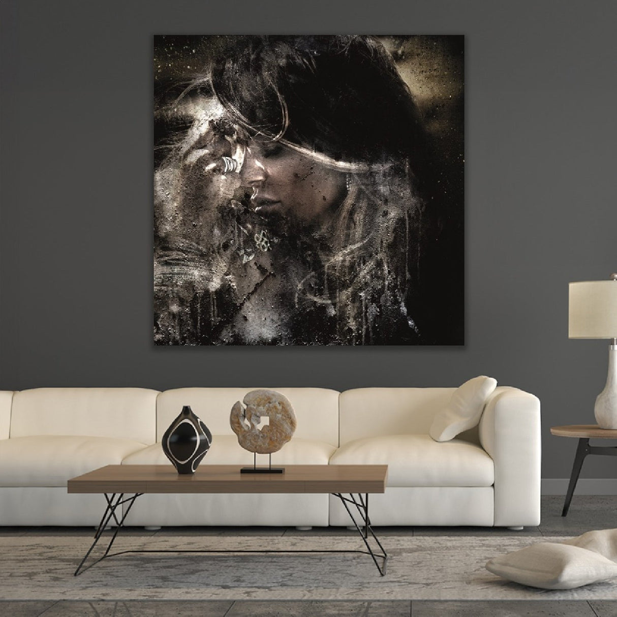 Moment in Time Weathered Side Portrait photographic art print by Cobra Art, alternate view 2