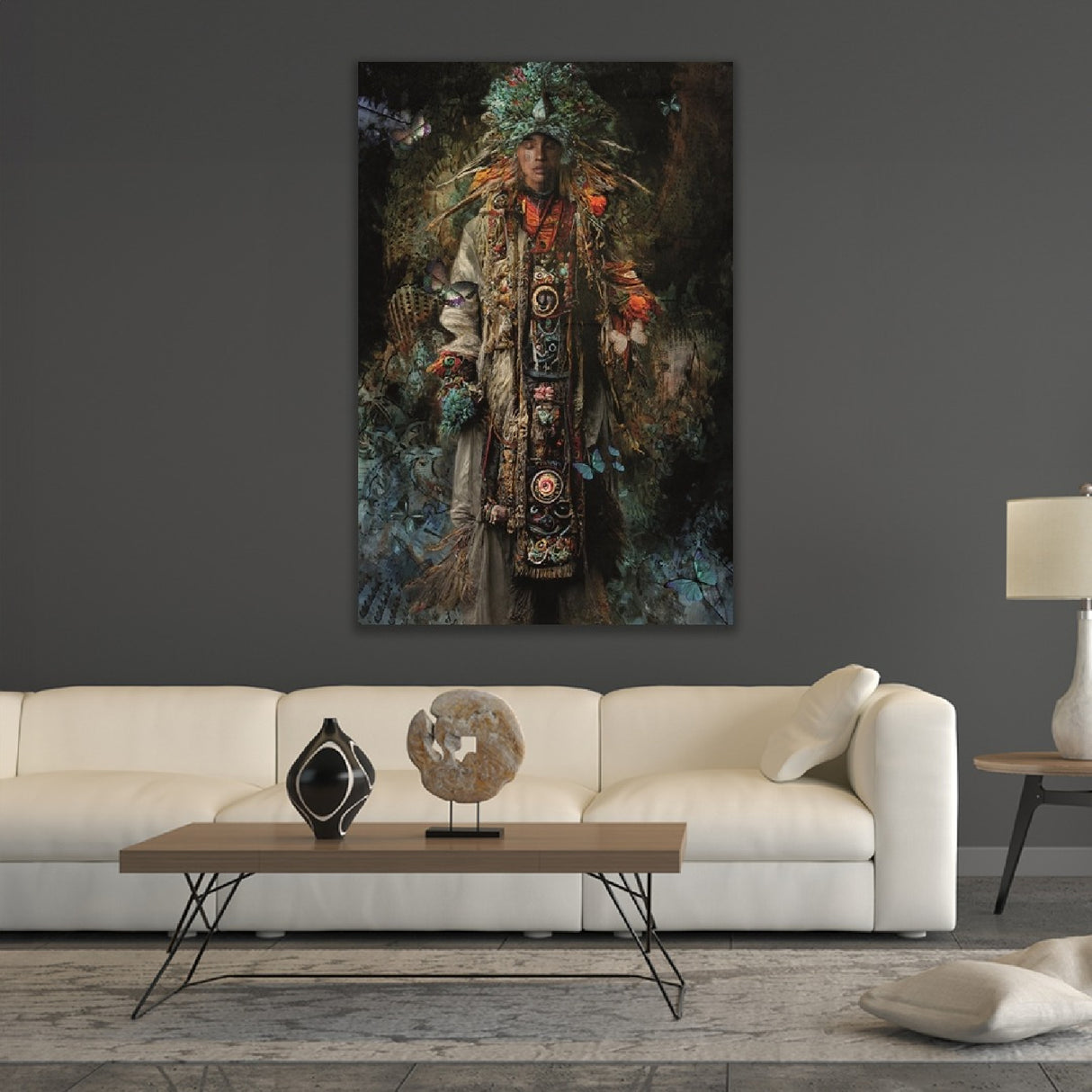 Modern European furniture - Ornately Costumed Figure Photographic Art - www.oroa.com