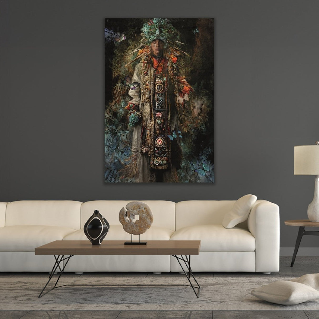 Modern European furniture - Ornately Costumed Figure Photographic Art - www.oroa.com