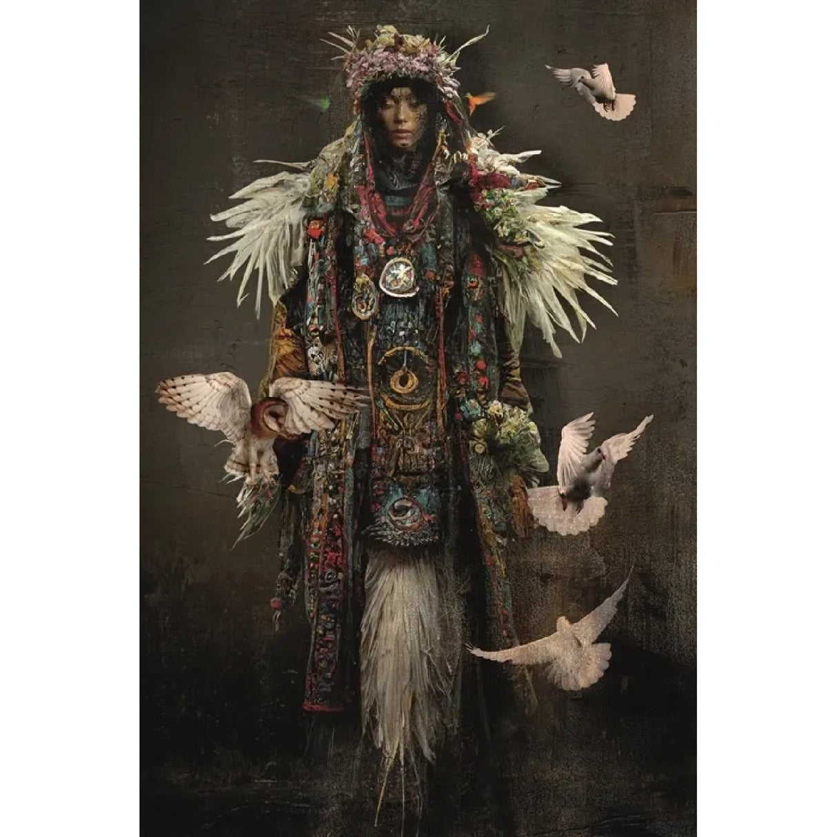 Modern European furniture - Elaborately Dressed Figure Photographic Art - www.oroa.com
