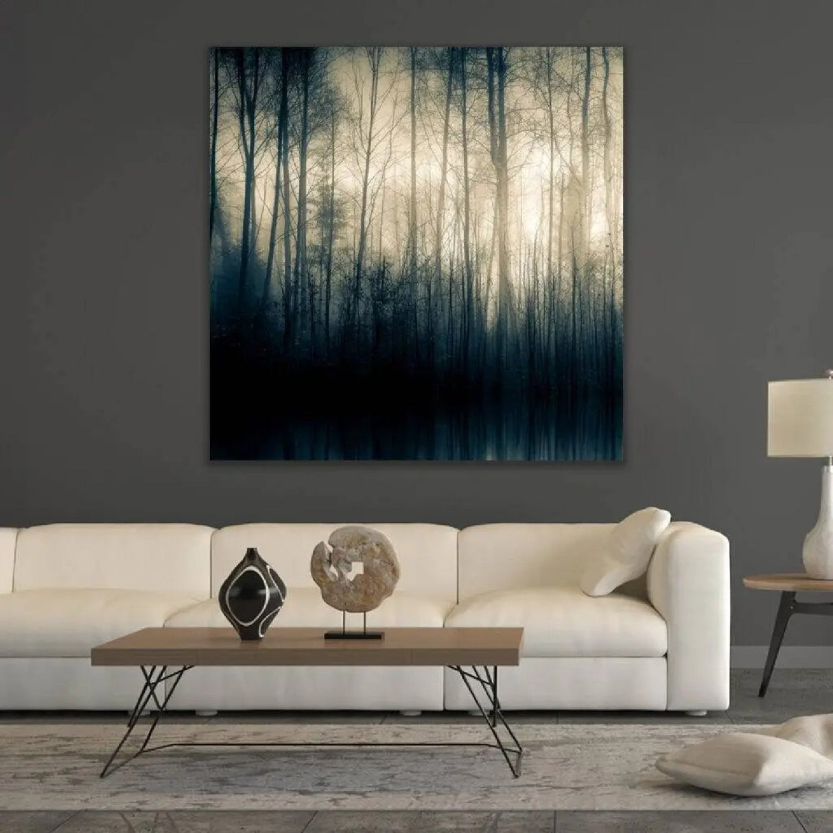 Forest Whispers Part I Woodland Silhouette photographic art print by Cobra Art, alternate view 2