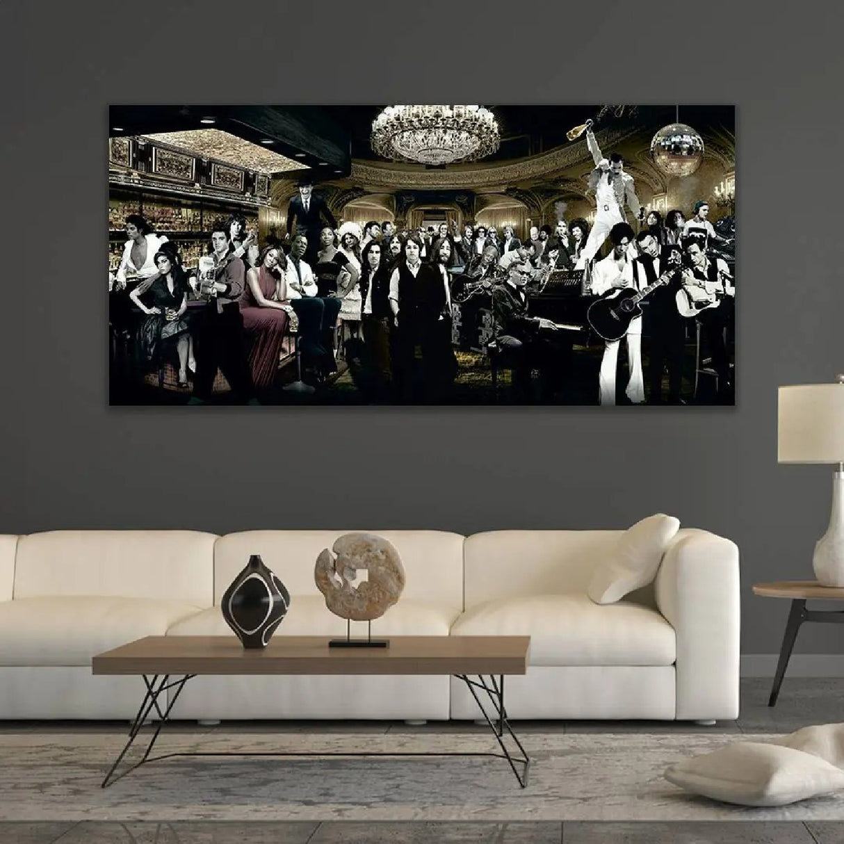 True Legends 20th Century Music Icons Art Decor art print by Cobra Art, alternate view 3