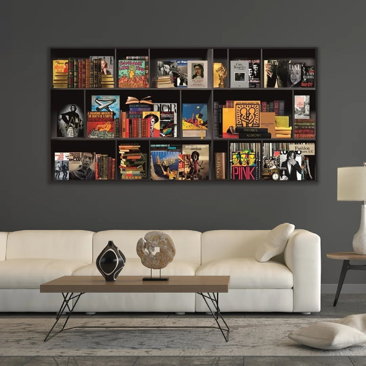 My Life in a Nutshell Pop-Art Collage Wall Art art print by Cobra Art, alternate view 2