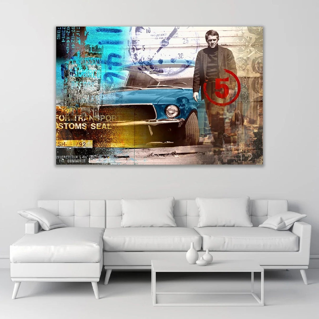 McQueen American Actor photographic art print by Cobra Art, alternate view 2