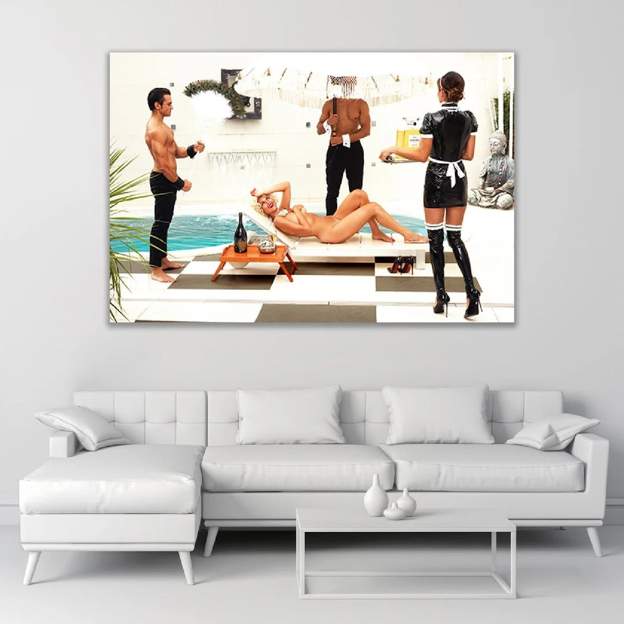 Five Drops of C. no 5 Lounging by the Pool photographic art print by Cobra Art, alternate view 2
