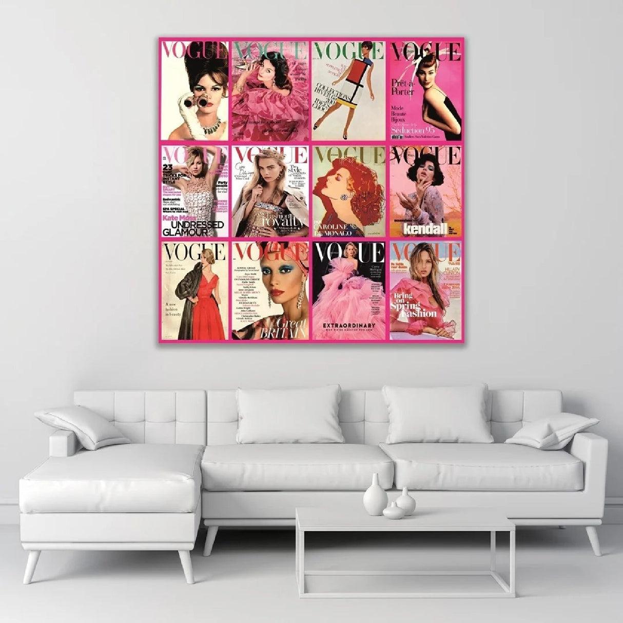 Vogue Pink Magazine Collage photographic art print by Cobra Art, alternate view 2