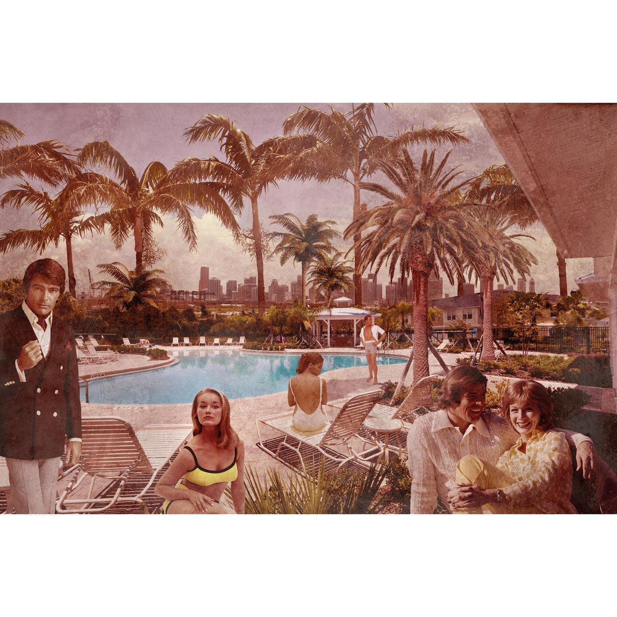 A Day to Remember Tropical Pool Lounging photographic art print by Cobra Art