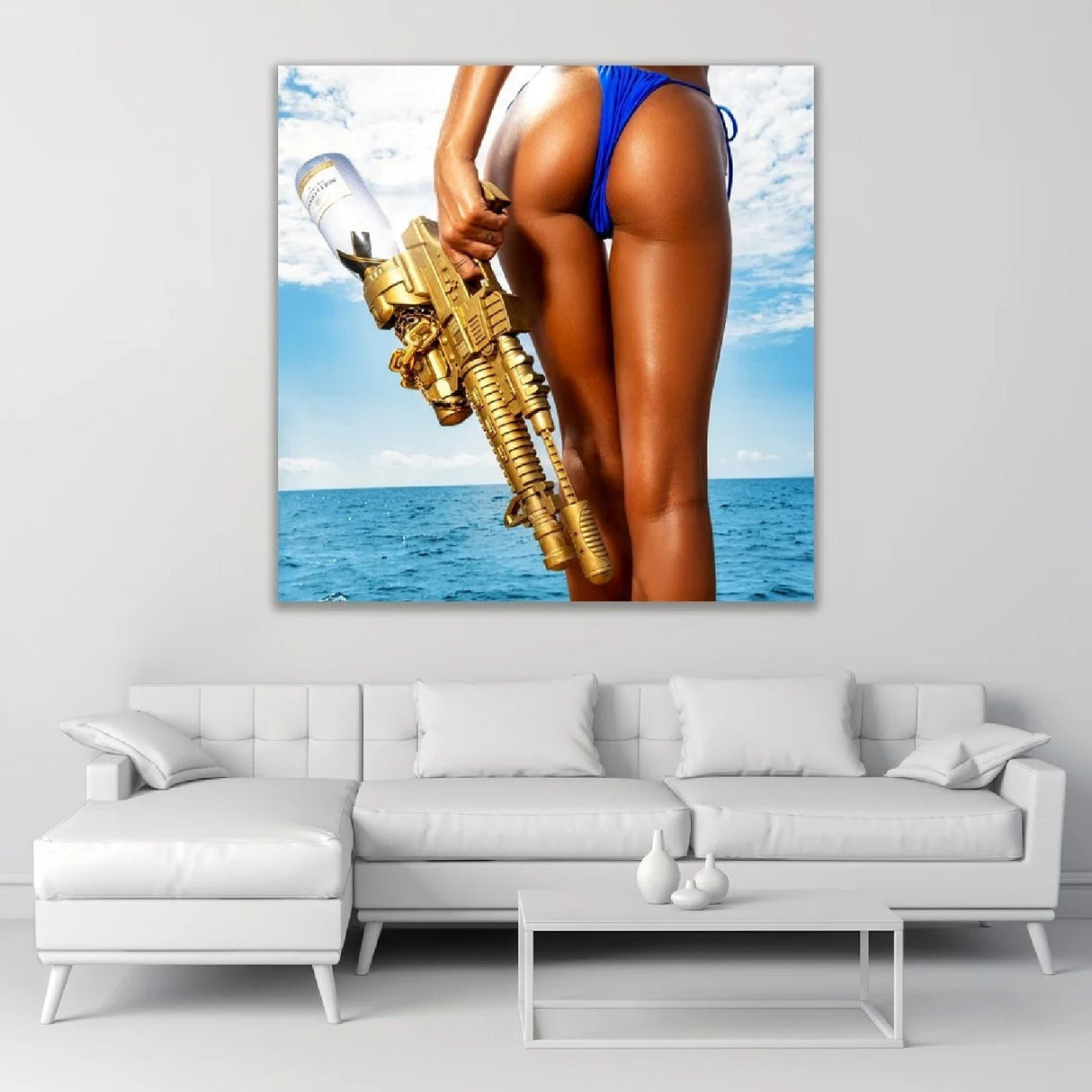 Champagne Warrior Feminine Curves photographic art print by Cobra Art, alternate view 2
