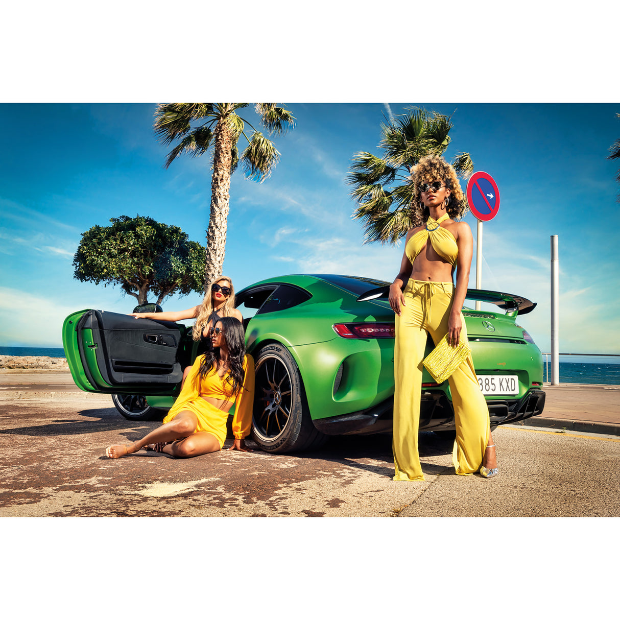 Ladies In Yellow Photographic Art | Oroa.com