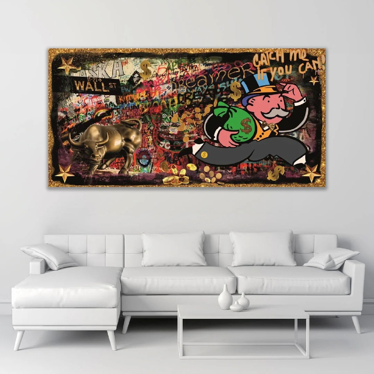 Catch Me If You Can Graphic Wall Art art print by Cobra Art, alternate view 2