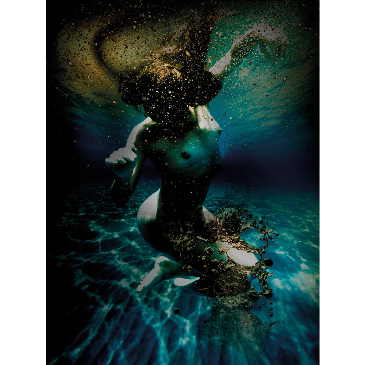 The Deep II Lady Underwater photographic art print by Cobra Art