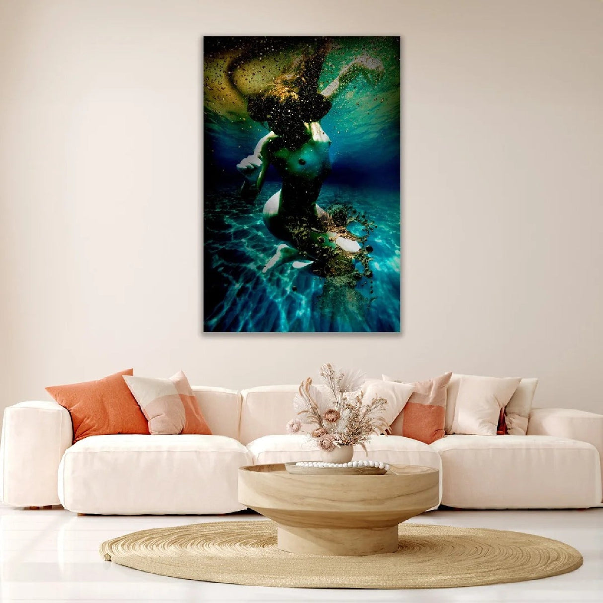 The Deep II Lady Underwater photographic art print by Cobra Art, alternate view 2