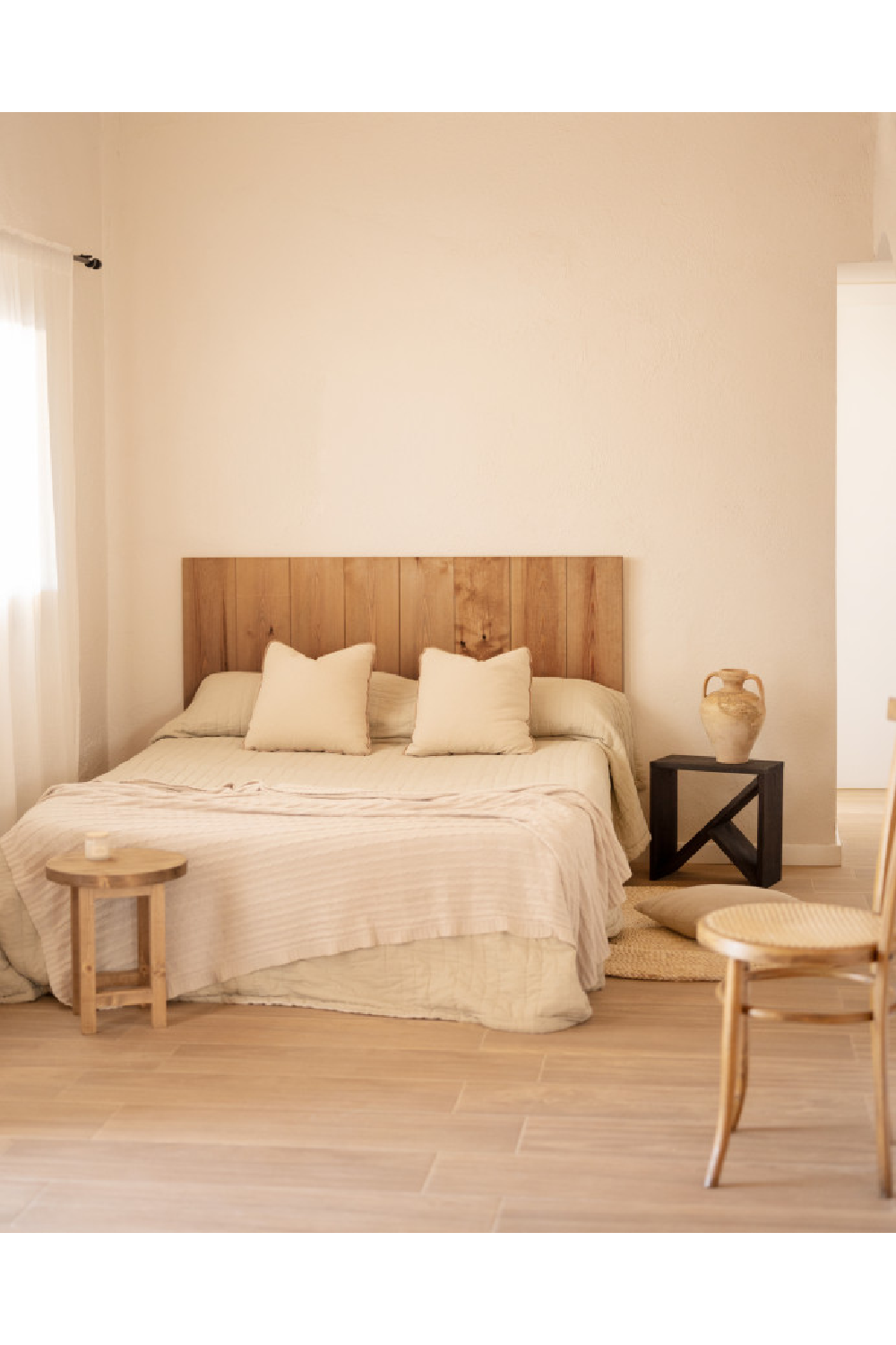 Solid Pine Side Table | Decowood Stoke | OROA.com