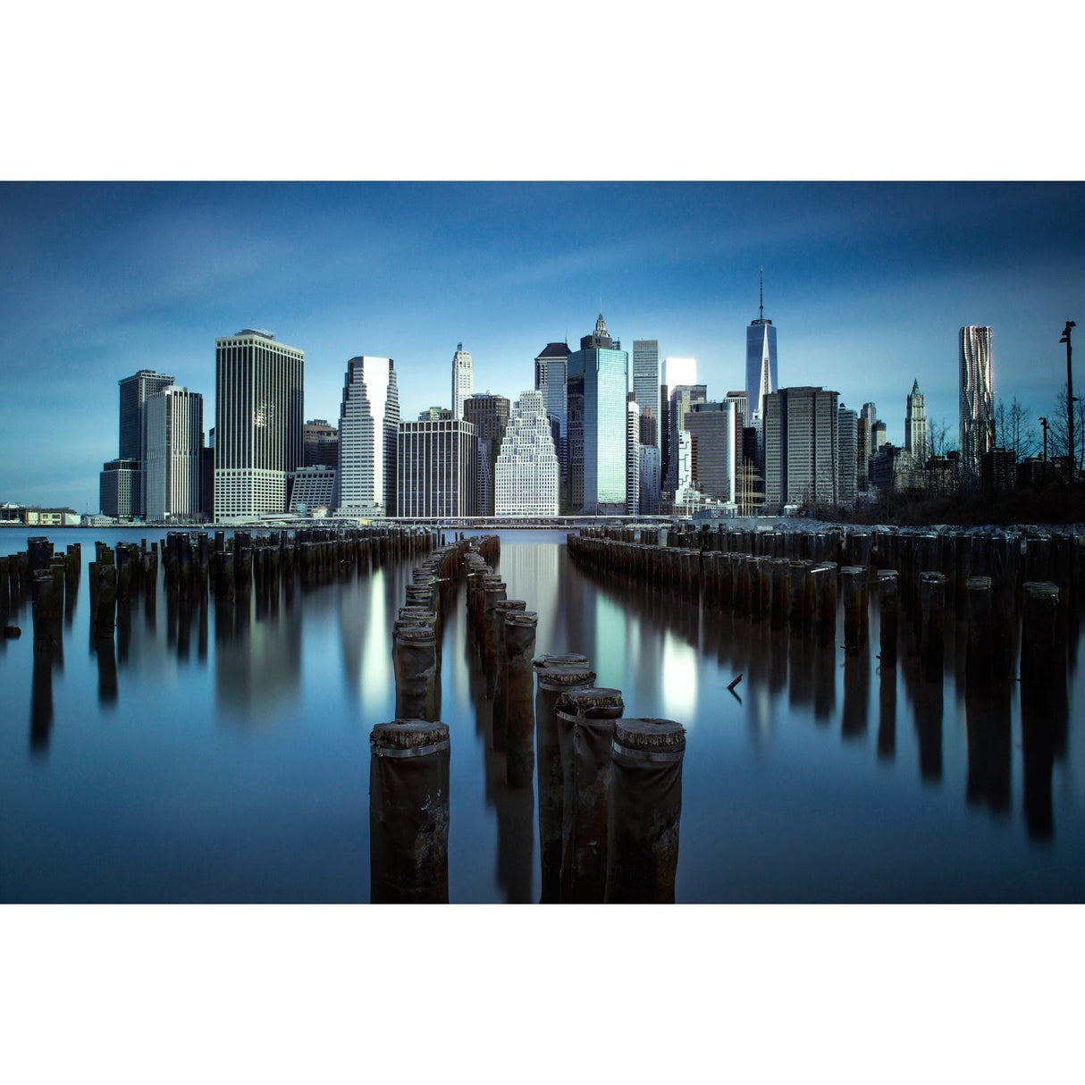 Bollard City Skyscrapers photographic art print by Cobra Art