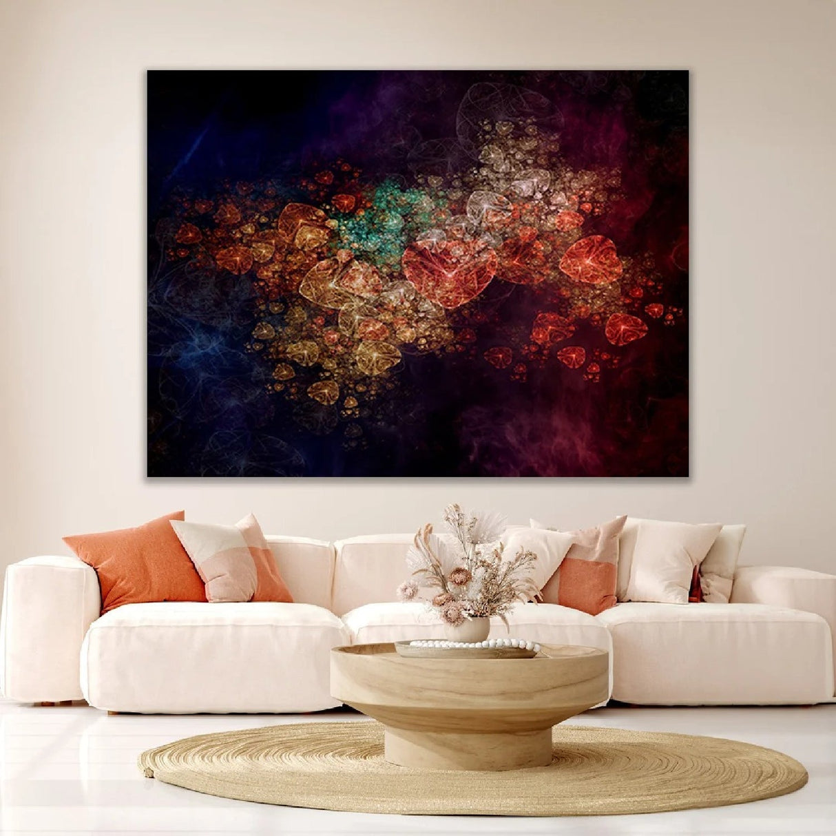 Autumn Leaves Multicolored Abstract photographic art print by Cobra Art, alternate view 2