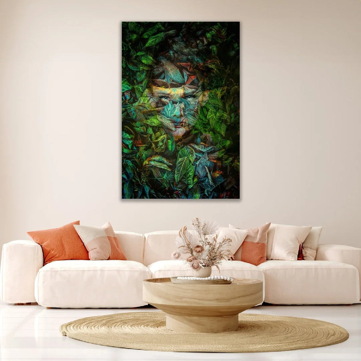 Camouflage Foliage Mask photographic art print by Cobra Art, alternate view 2