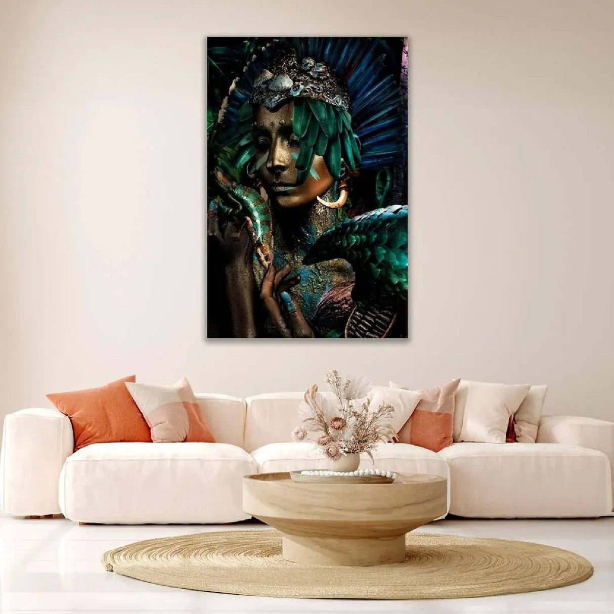 Amazonas Forest Inspired Headdress photographic art print by Cobra Art, alternate view 2