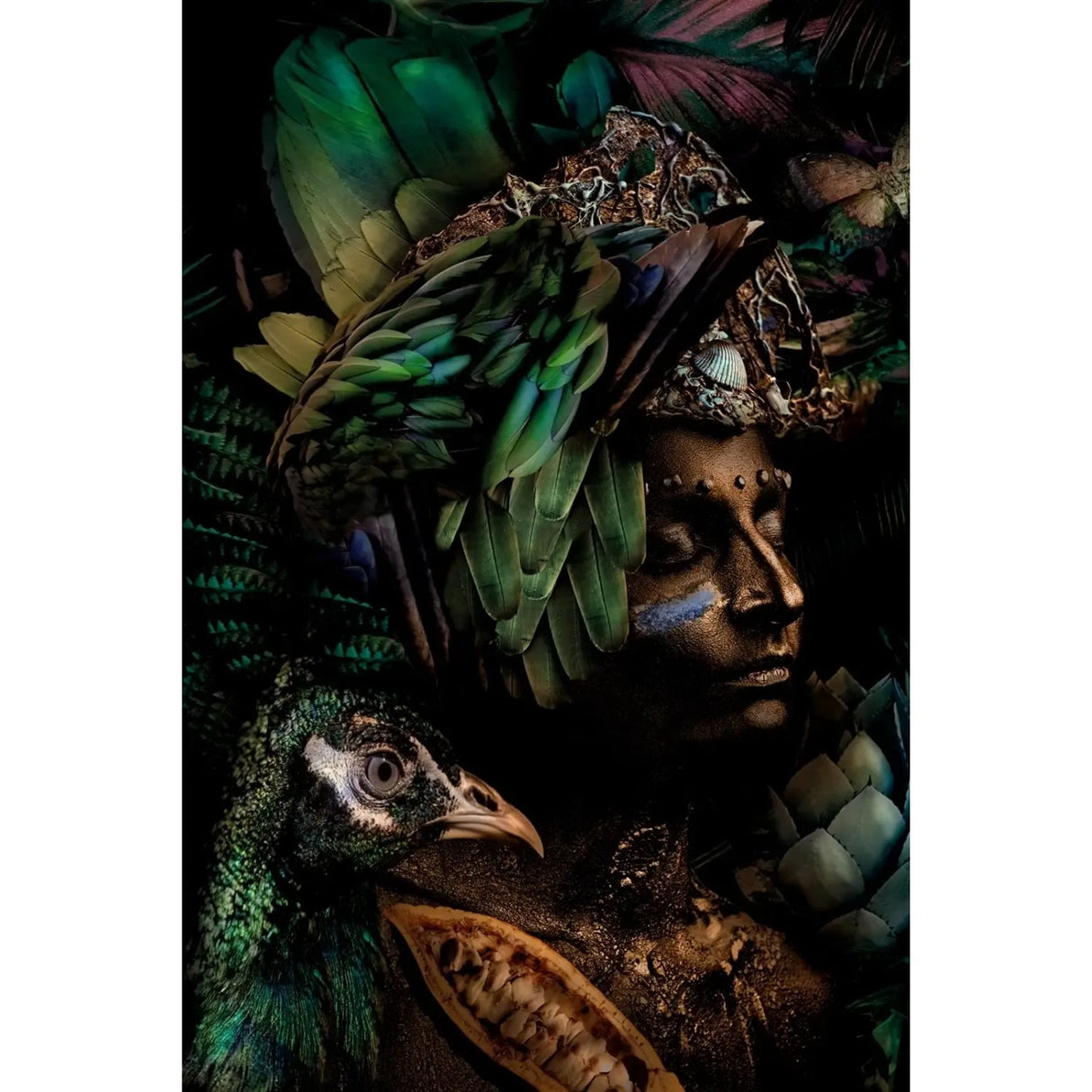 Amazonas Part II Forest Woman photographic art print by Cobra Art