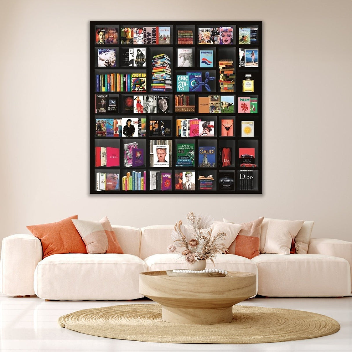 Books 2 Black Shelf with Books photographic art print by Cobra Art, alternate view 2