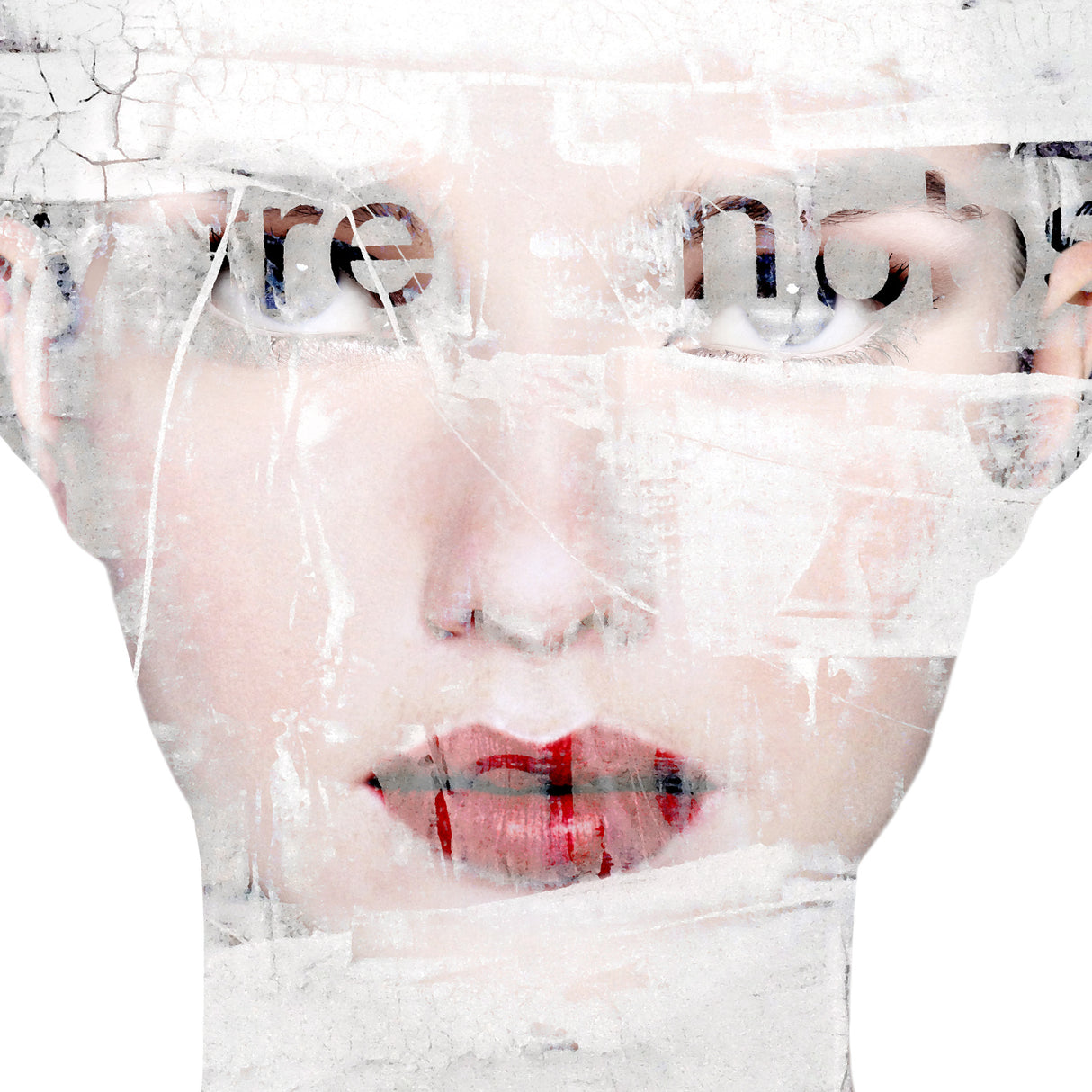 Red Lipped Woman Photographic Art | Oroa.com