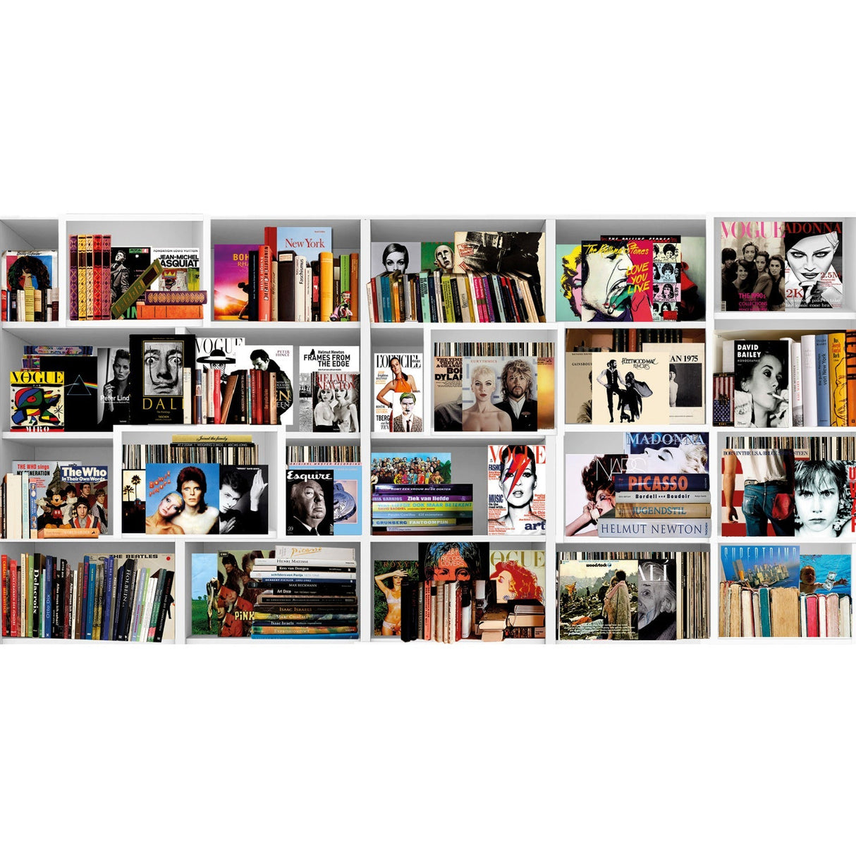 Music Books Part I Literary Arrangement photographic art print by Cobra Art