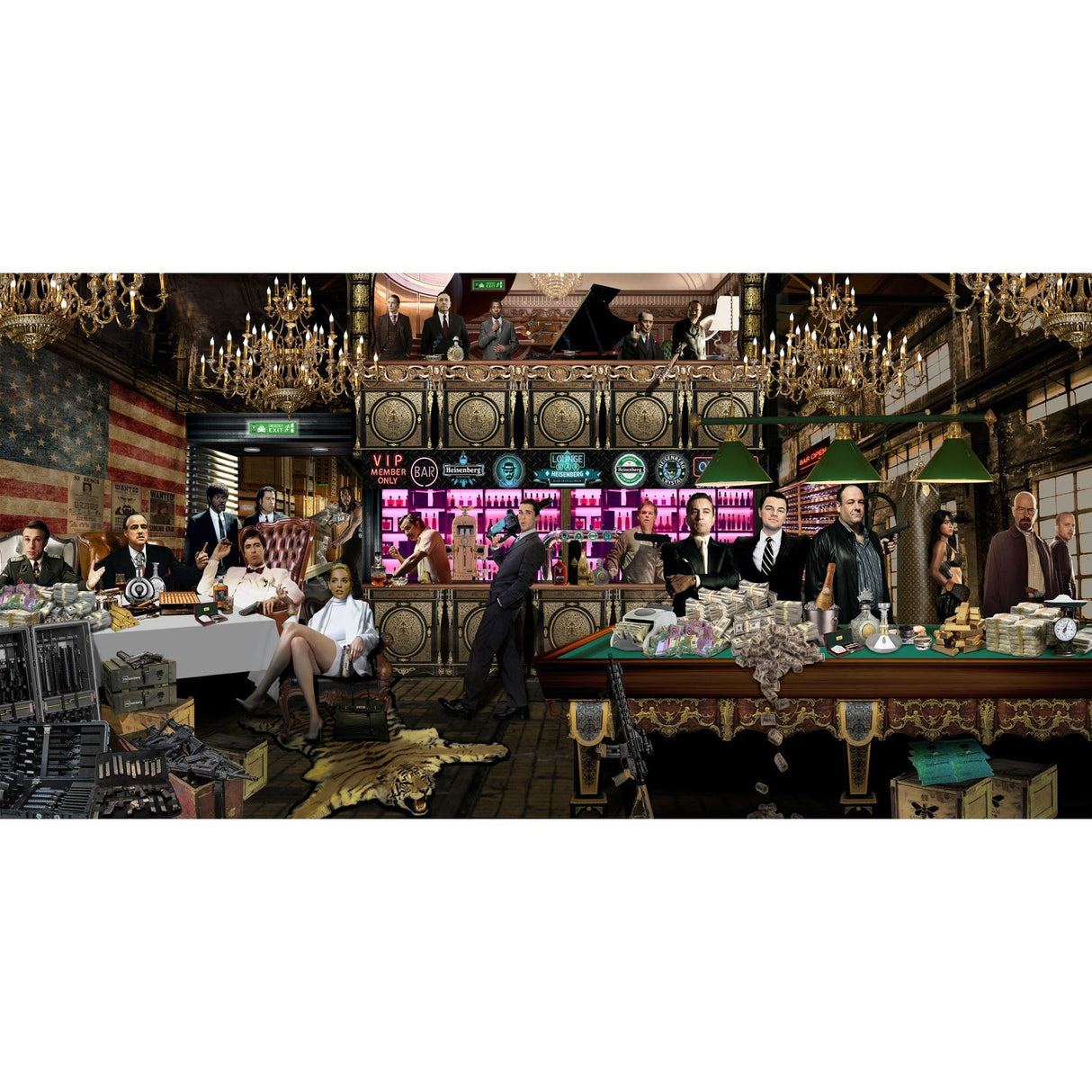 Gangster Reunion Legends Assembly photographic art print by Cobra Art