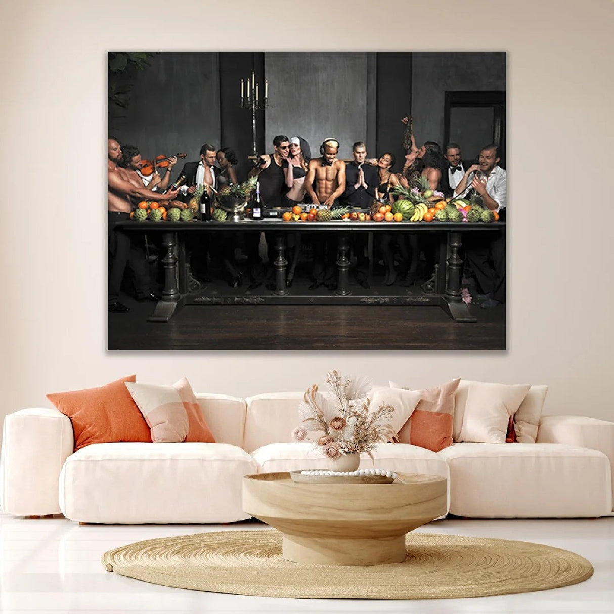 God is a DJ Provocative photographic art print by Cobra Art, alternate view 2