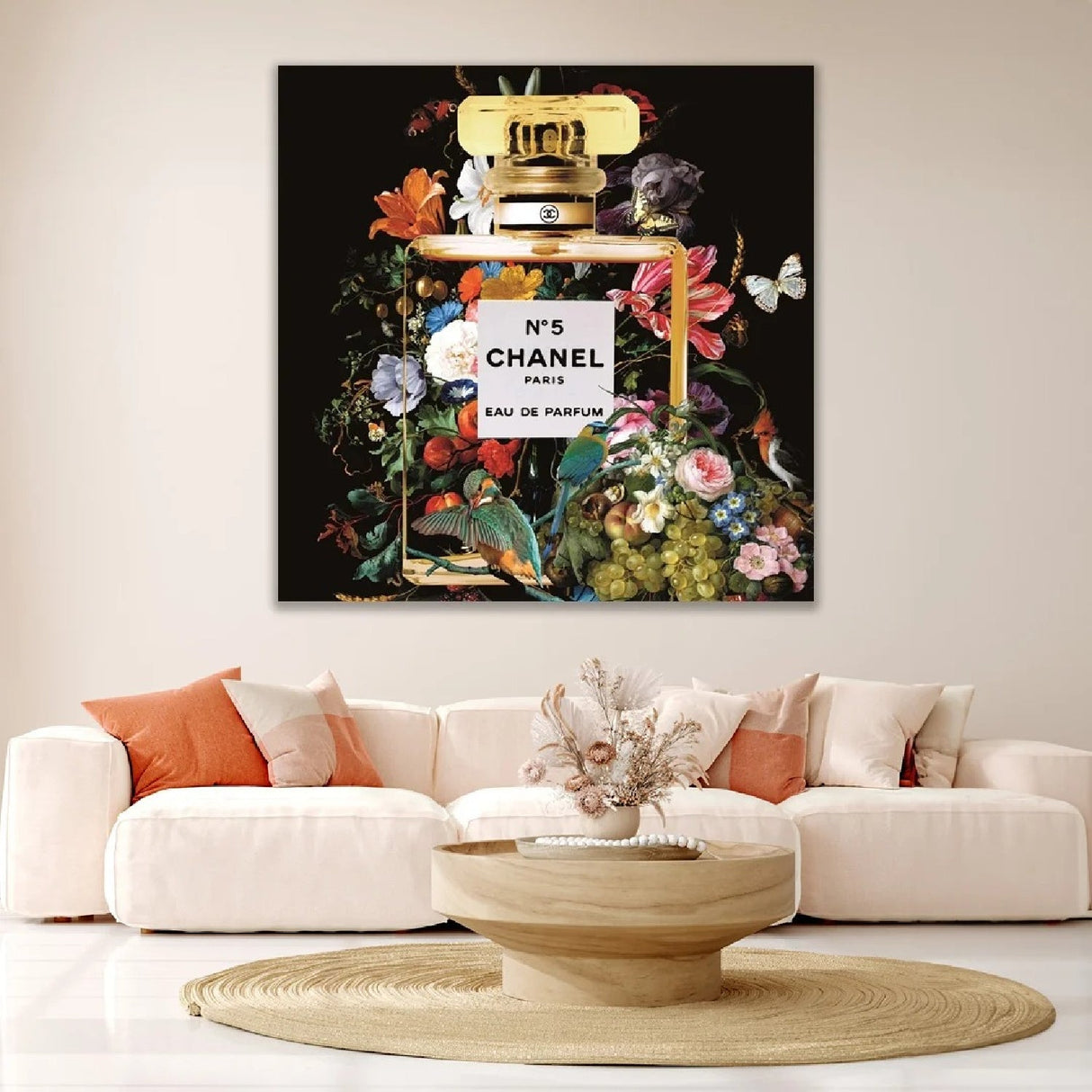 Fleur de Chanel Part II Floral Perfume Bottle photographic art print by Cobra Art, alternate view 2