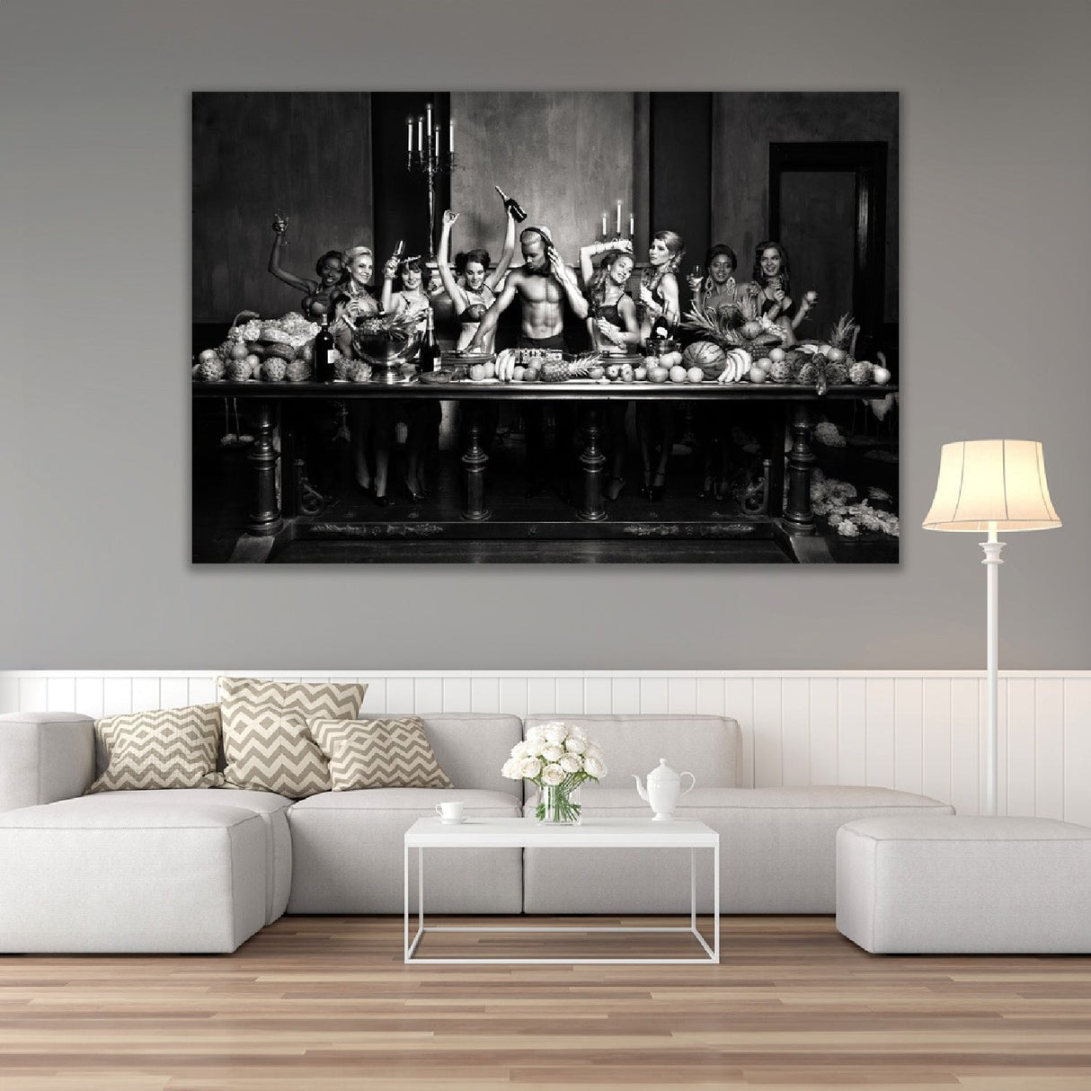 Flavours Black & White Fruit Party photographic art print by Cobra Art, alternate view 2
