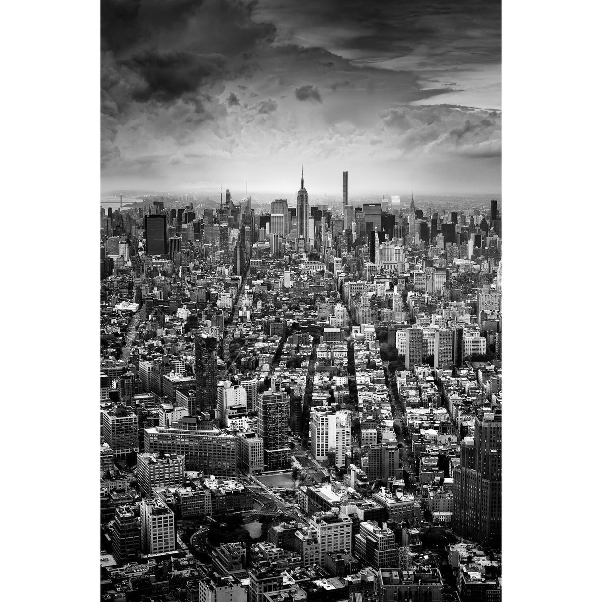 Manhattan WTC, 103th Floor Monochromatic City View photographic art print by Cobra Art