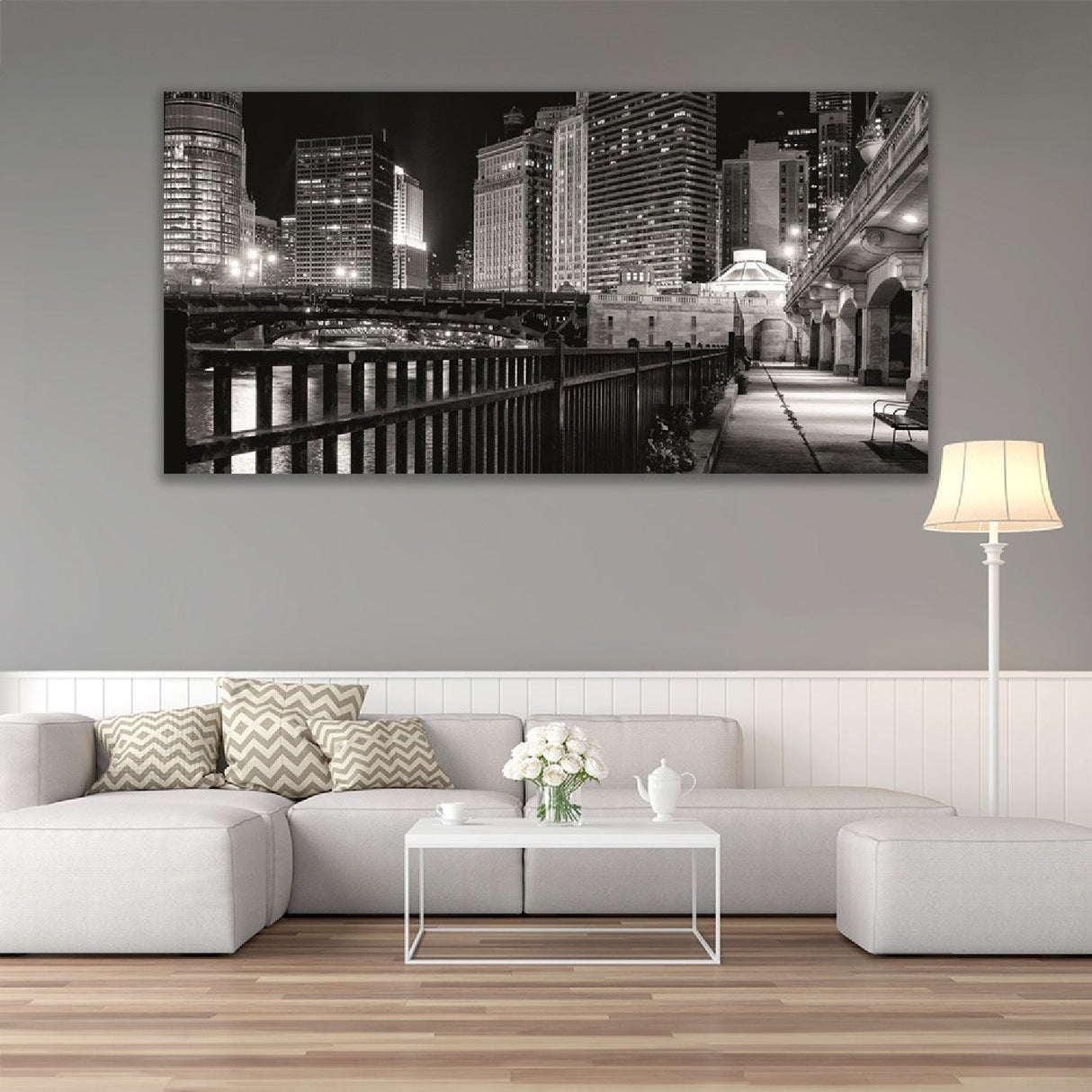 Abandoned Time Monochromatic Cityscape photographic art print by Cobra Art, alternate view 2