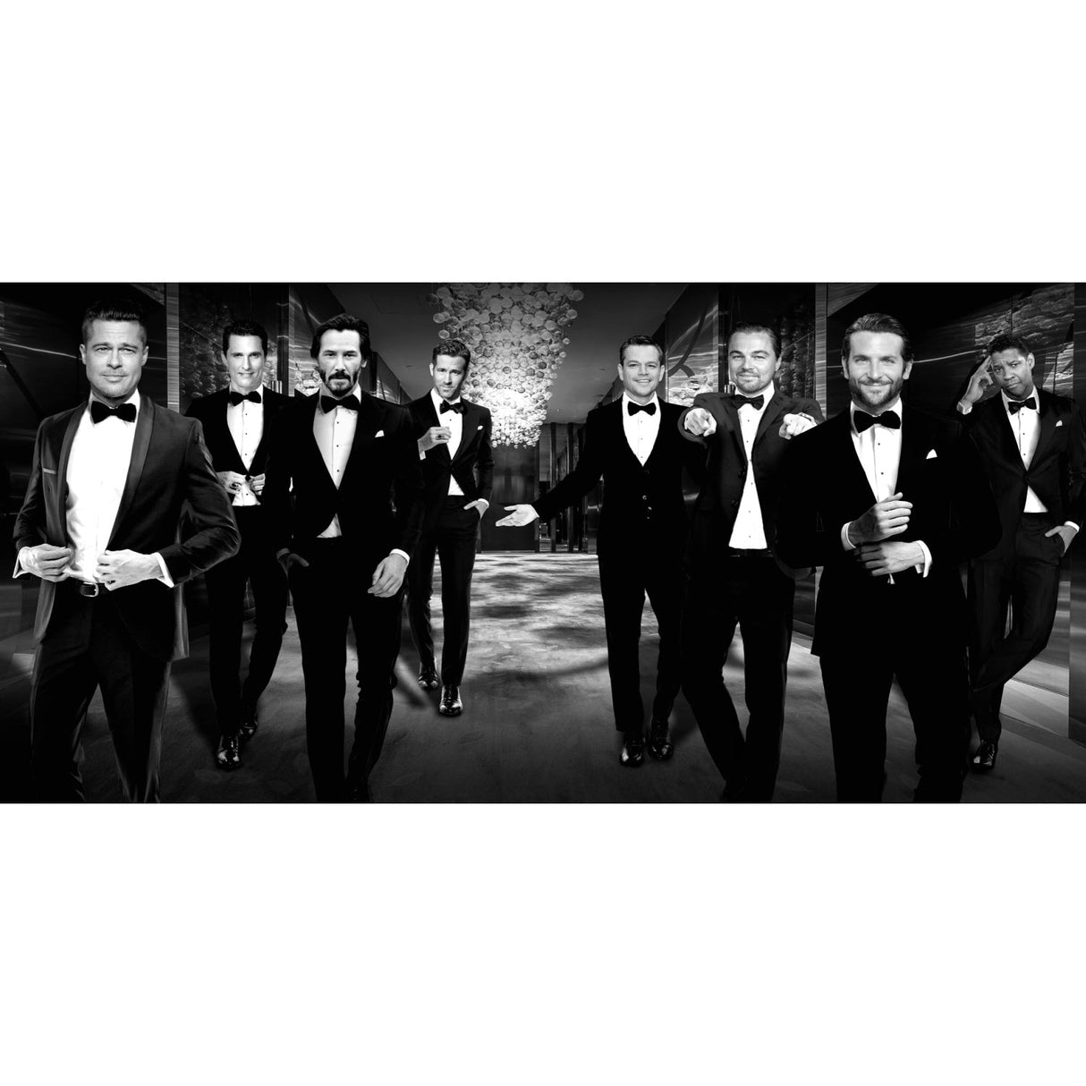 Oscar Night Black & White Legendaries photographic art print by Cobra Art
